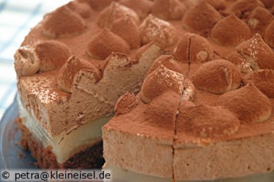 Schoko-Birnen-Sahne-Torte