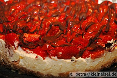 Erdbeer-Lava-Torte